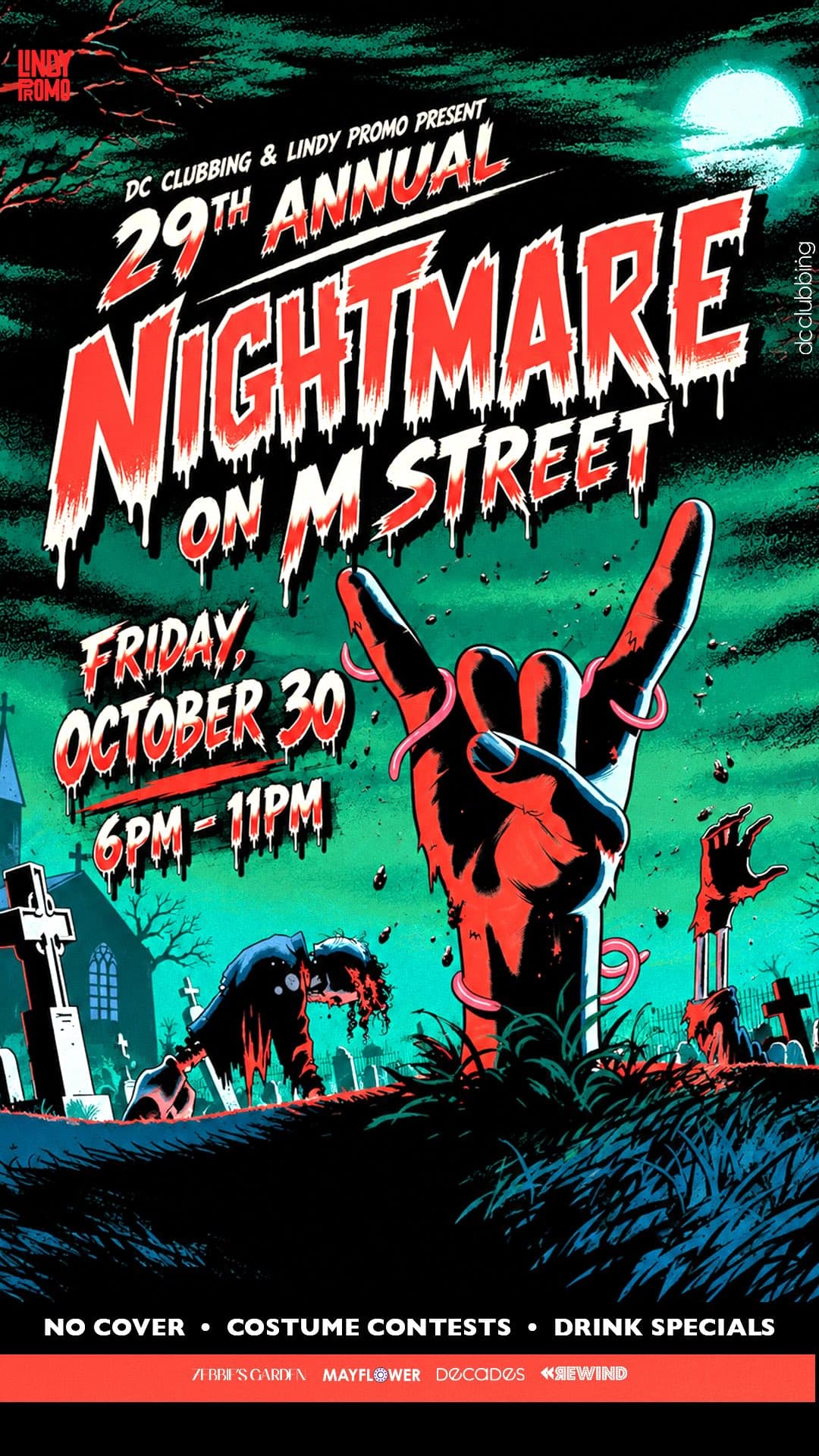 29th Annual Nightmare on M Street Bar Crawl